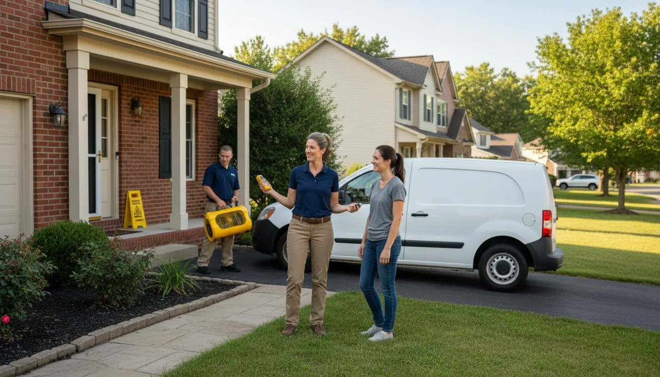 Residential water damage restoration in Lakeside, NE